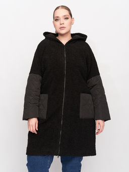 Пальто комбинированное ZPL10533ROL01 - Артесса фото 9