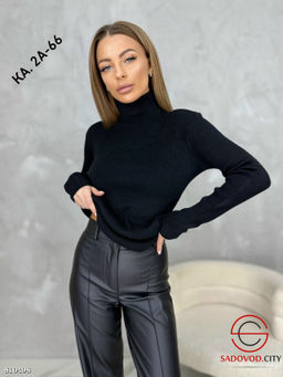 Водолазка лапша однотонная - Bruno фото 6