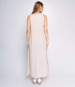 Платье #ОКТ025004, светло-бежевый - Dommod фото 4