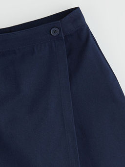 Basic Gabardin K?z ?ocuk ?ort Etek