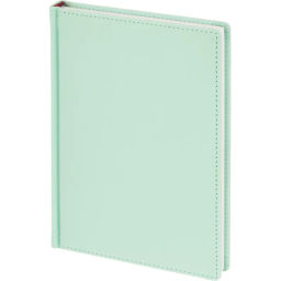 Ежедневник недатированный А5+, 136л, Velvet зефирный мятный 3-115/36