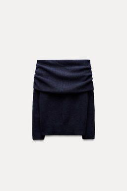 OFF-THE-SHOULDER KNIT SWEATER - Zara фото 7