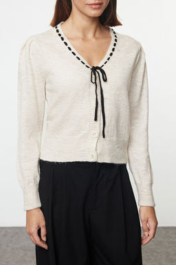 TRENDYOLMILLA Tas Kurdele/Fiyonk Detayl? Triko H?rka TWOAW25HI00243  фото 3