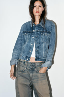TRF LOW-RISE BAGGY JEANS - Zara фото 12