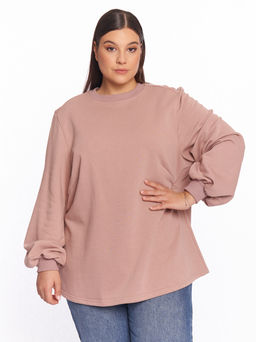 Свитшот с объемными рукавами SV01502PIN40