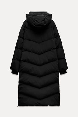WATER- AND WIND-PROOF HOODED PUFFER JACKET - Zara фото 6