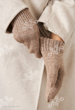 Варежки взрослые из 100% монгольской шерсти - Тод оймс ххк фото 8