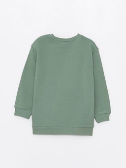 Bisiklet Yaka Uzun Kollu Erkek Bebek Sweatshirt - Waikiki фото 2