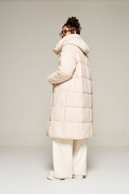 Пальто Beautiful Free 8016 молочный