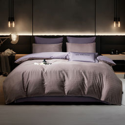 Комплект постельного белья Сатин-Жаккард Тессоро MT008 Евро 4 Наволочки