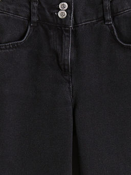 Beli Ayarlanabilir Lastikli K?z ?ocuk Jean Pantolon