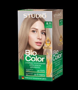 Стойкая Крем-Краска д/в "СТУДИО Biocolor" 8.11 Ультра-пепел.св.русый (50/50/15мл).126 /259611