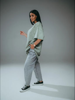 Ирбис футболка женская (хаки варенка)