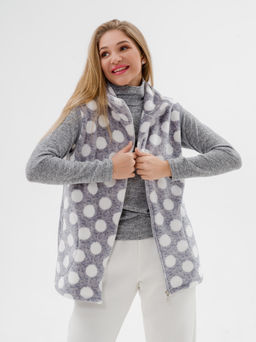 Жилет женский из ультрасофта Горох - Амадэль фото 12