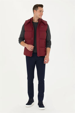 Мужской бордовый жилет Неожиданная скидка в корзине - U.s. polo assn фото 3