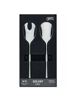 52497 GIPFEL Набор столовых приборов для салата SOLVAY 2 пр. Материал: нерж.сталь 18/10. Зеркальная полировка.
