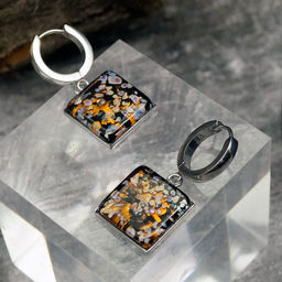 Серьги из муранского стекла