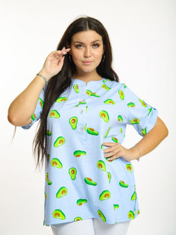 755/1 Футболка "голубой"