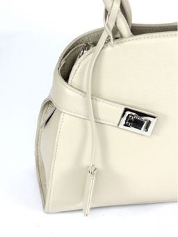 Сумка женская натуральная кожа GU 2033-6699, 1отд+еврокарман, плечевой ремень, молочный SALE 264163 - Adelia фото 4