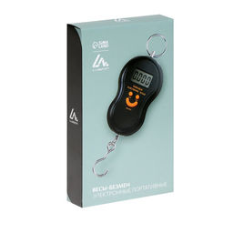 Весы-безмен Luazon LV-402, электронные, до 50 кг, точность до 10 г, с подсветкой, МИКС