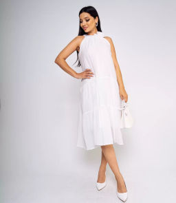 Платье #КТ912 (5), белый - Dommod фото 4