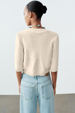 PLAIN KNIT CARDIGAN - Zara фото 12