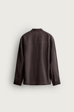 CAMISA FLUIDA RELAXED FIT / Marr?n
