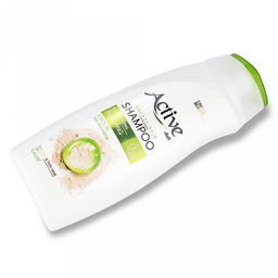 Шампунь для жирных волос, очищение и придание объема "Active" 350мл, 8х3,5х21см, "Care & Beauty" С каолином и гуаром (Иран)