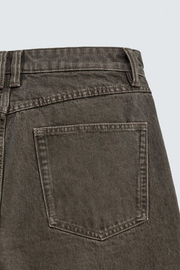 STRAIGHT FIT PLEATED JEANS - Zara фото 7