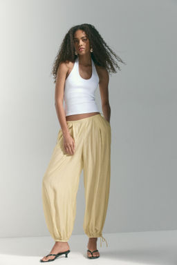 Pantal?n globo con cord?n de ajuste - H&m фото 3