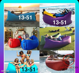 Надувной диван с подушкой для отдыха на природе