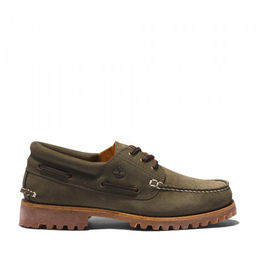 Мужские мокасины Timberland Authentics 3 Eye Classic зеленые
