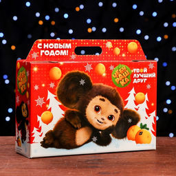 Подарочная коробка Чебурашка, Портфель широкий , 31 х 8,5 х 20,3 см - Simaland фото 2