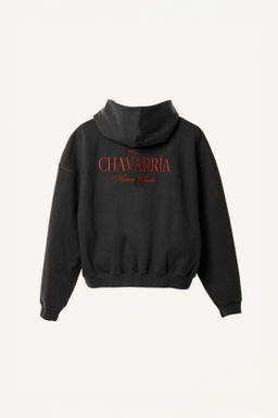 SUDADERA RELAXED FIT CAPUCHA WILLY CHAVARRIA X ZARA / Negro  фото 2