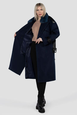 Мех натуральный (песец) Пальто утепленное Термофинн 100 г - El podio фото 3