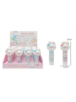 Клей канцелярский "Funny bunny", mix (9 г), шоу-бокс 24 шт