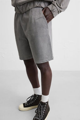 RELAXED FIT JOGGER BERMUDA SHORTS - Zara фото 15