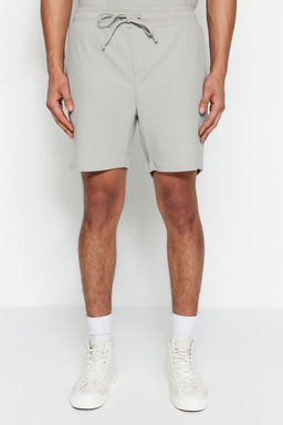 TRENDYOL MAN Basic Fume Regular/Normal Kesim Orta Boy Bagc?kl? Dokulu K?r?smaz Ottoman Sort TMNSS23SR00039 - Trendyolmilla фото 20