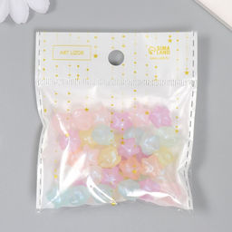 Цена за 2 шт. Набор бусин для рукоделия и плетения «Арт Узор. Звёзды. Блеск», 20 г 1×1.1×1.1 см