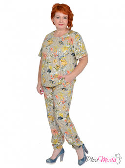 Футболка Модель №1205 размеры 44-84 - Plusmoda фото 14