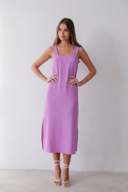 10682 Сарафан простой лавандовый