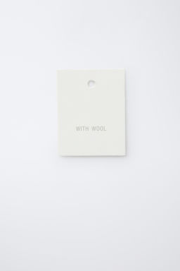 HERRINGBONE COAT WITH WOOL AND FAUX FUR COLLAR - Zara фото 9