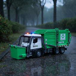 Машина "Мусоровоз" 1:12, в коробке