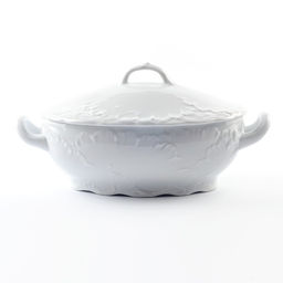 Супница Cmielow Rococo, 2.7 л, фарфр, белая