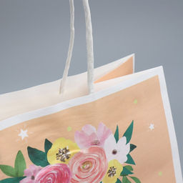 Пакет крафтовый Праздничный торт, 22 25 12 см - Доступные радости фото 4