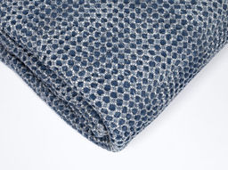 8169 Плед 200*150 цв. синий рис. 5363-02