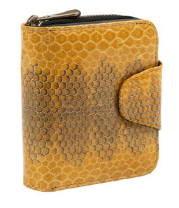 Кошелек из кожи морской змеи