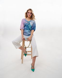 Футболка с авторским принтом 17.3.1 - Elena sorti фото 10