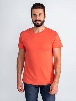 Футболка мужская короткий рукав GREG G146-RD-9012 (коралл)  фото 7