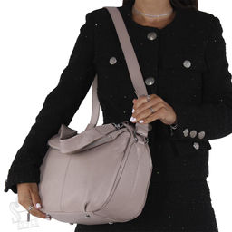 Сумка женская кожаная 0359C apricot Polina&Eiterou фото 2